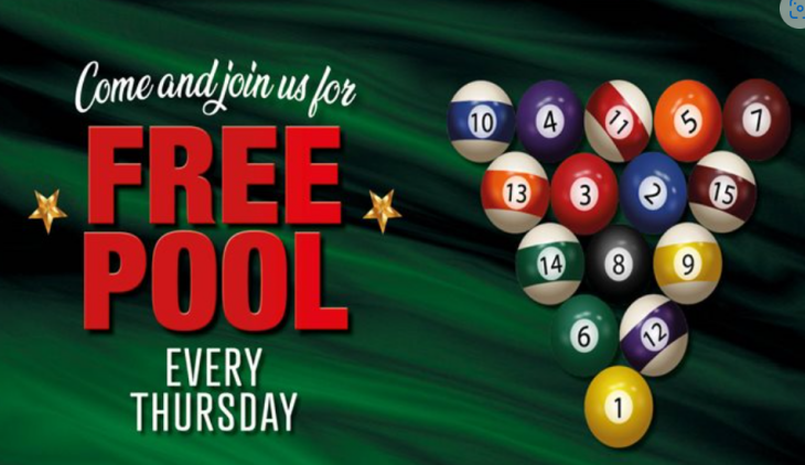 FREE POOL THURSDAY!