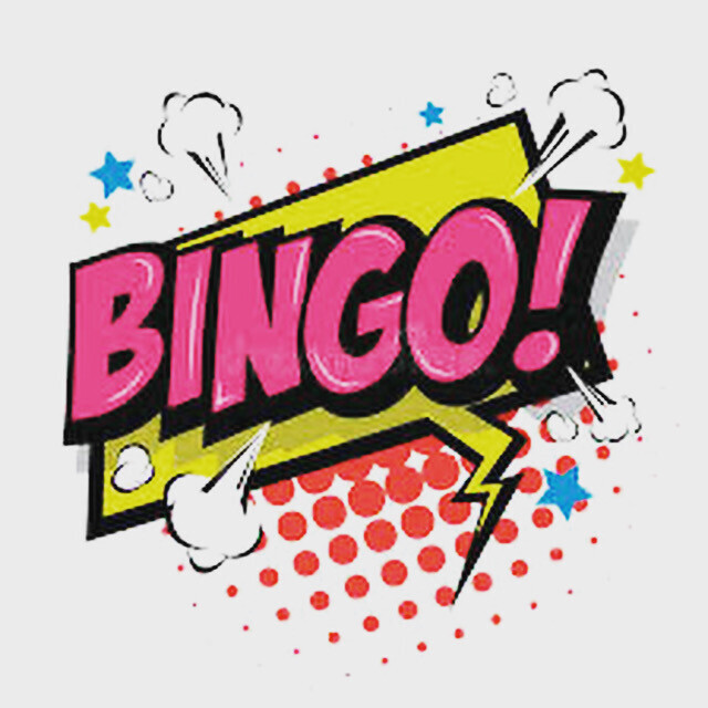 1pm-3pm Afternoon bingo