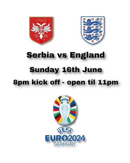 EURO 24 England v Serbia