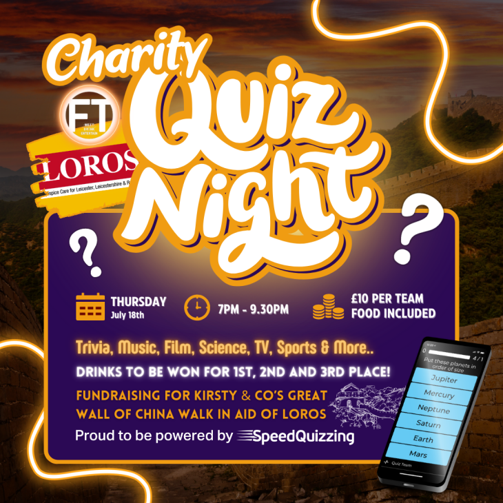 Charity SpeedQuizzing Night