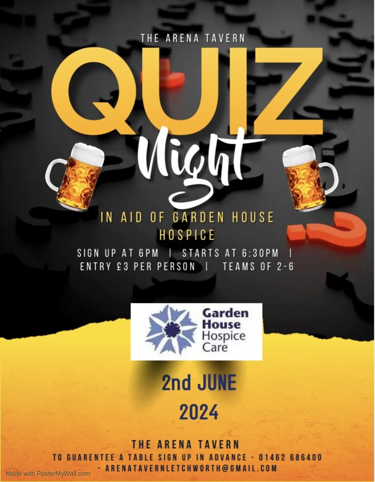 Charity quiz night