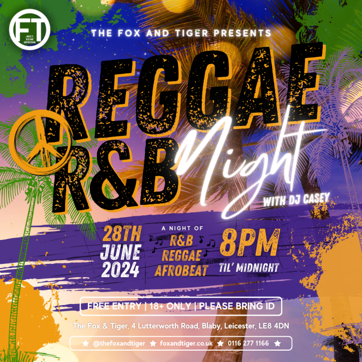 Reggae N' R&B Night