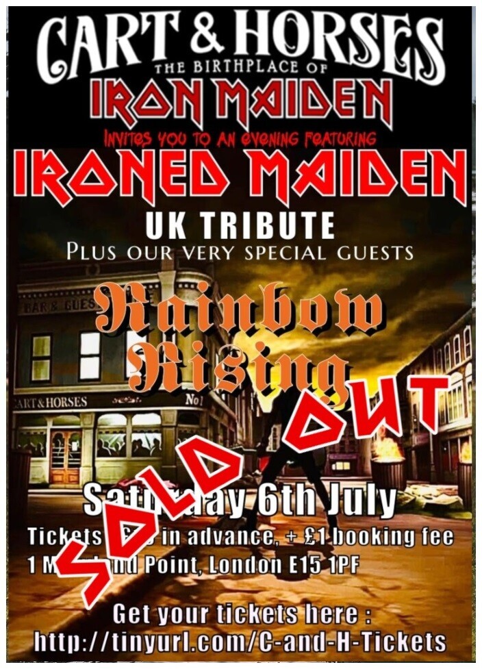 IRONED MAIDEN+ Rainbow Rising SOLD OUT