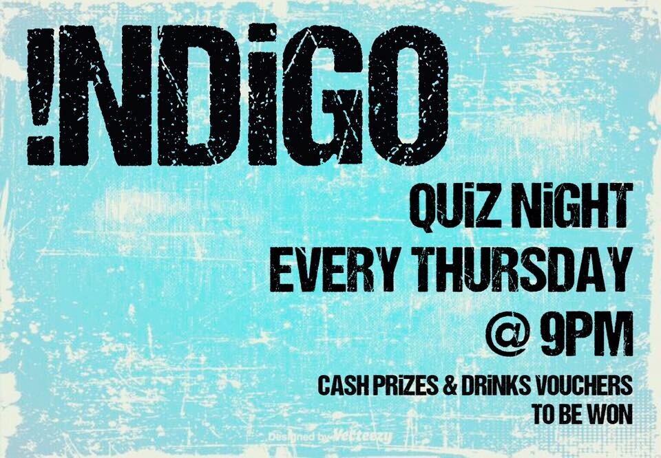 Quiz Night Every Thursday At 9pm Indigo Leyland