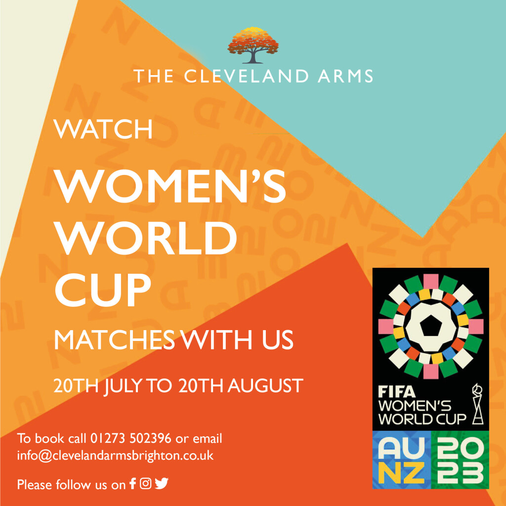 Womens World Cup 2023 The Cleveland Arms Brighton 