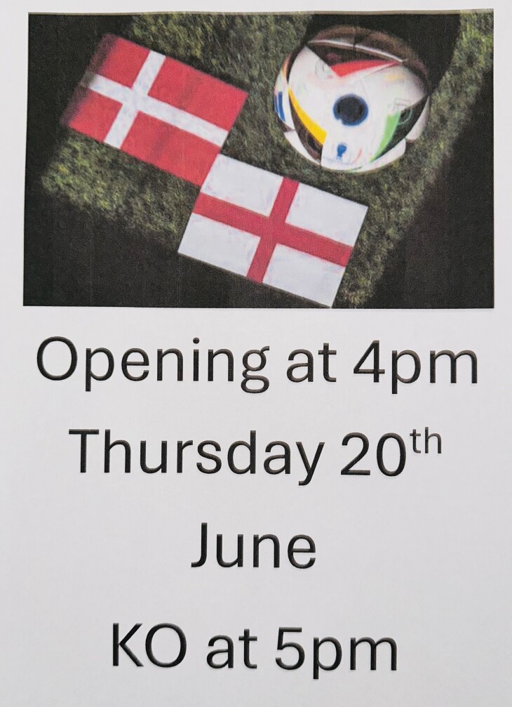 Revised opening time 20/6/24