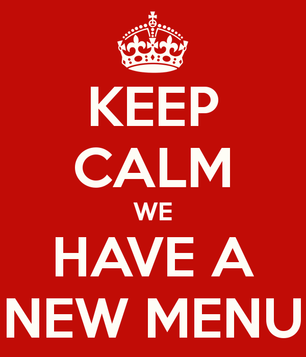 New Menu