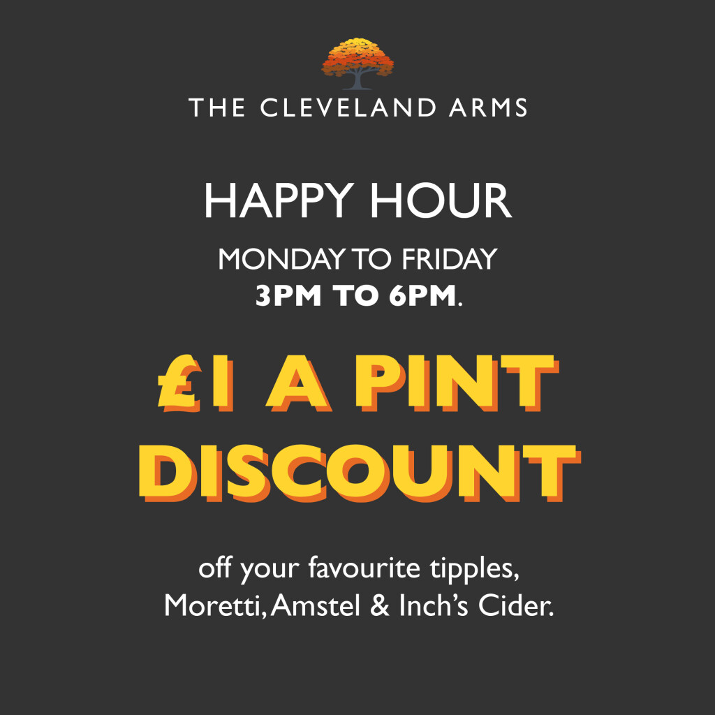 Spring happy hour!! | The Cleveland Arms, Brighton